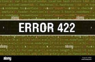422 Unprocessable Entity Error Code